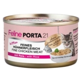 Feline Porta 21 Kitten, Hühnerfleisch mit Reis - 6 x 90 g