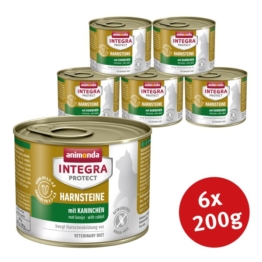 Animonda Integra Protect Katzenfutter Harnsteine Kaninchen - 6x200g