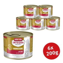 Animonda Integra Protect Katzenfutter Harnsteine Rind - 6x200g