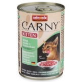 Animonda Katzen Nassfutter Carny Kitten Rind, Huhn und Kaninchen - 12x400g