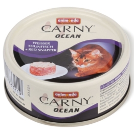 Animonda Katzenfutter Carny Ocean Weisser Thunfisch & Red Snapper - 80g