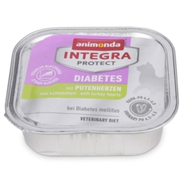 Animonda Katzenfutter Integra Protect Diabetes mit Putenherzen - 32x100g