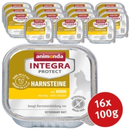 Animonda Katzenfutter Integra Protect Harnsteine mit Huhn - 16x100g