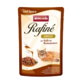 Animonda Rafiné Adult mit Kalb in Bratensauce - 12x100g