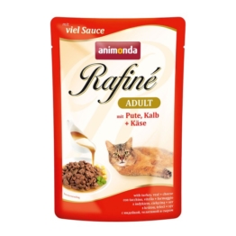 Animonda Rafiné Adult mit Pute, Kalb & Käse - 100g