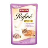 Animonda Rafiné Adult mit Pute & Lamm in Joghurt-Sahne-Sauce - 100g