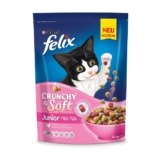 FELIX Crunchy & Soft Junior mit Huhn und Gemüsenote - 2x950g