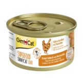 GimCat Superfood ShinyCat Duo Hühnchenfilet mit Karotten - 12x70g