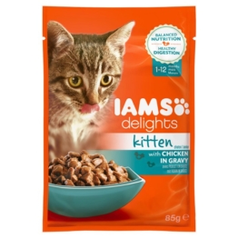 Iams Delights Katzen-Nassfutter in Soße Kitten 24x85g