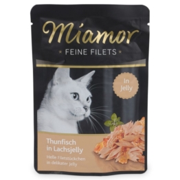 MIAMOR Feine Filets Thunfisch in Lachsjelly - 100g