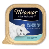 Miamor Milde Mahlzeit Geflügel Pur & Forelle - 8x100g
