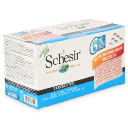 Schesir Cat Katzenfutter Multipack 6x50g - Thunfisch